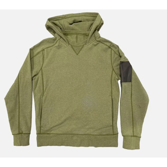 Lululemon Revival Hoodie Men's - Heathered Spiced Olive Green Gym Medium M4339S - Picture 1 of 7